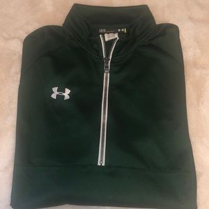 Men’s UA 1/4 Zip Long Sleeve Top Emerald Green